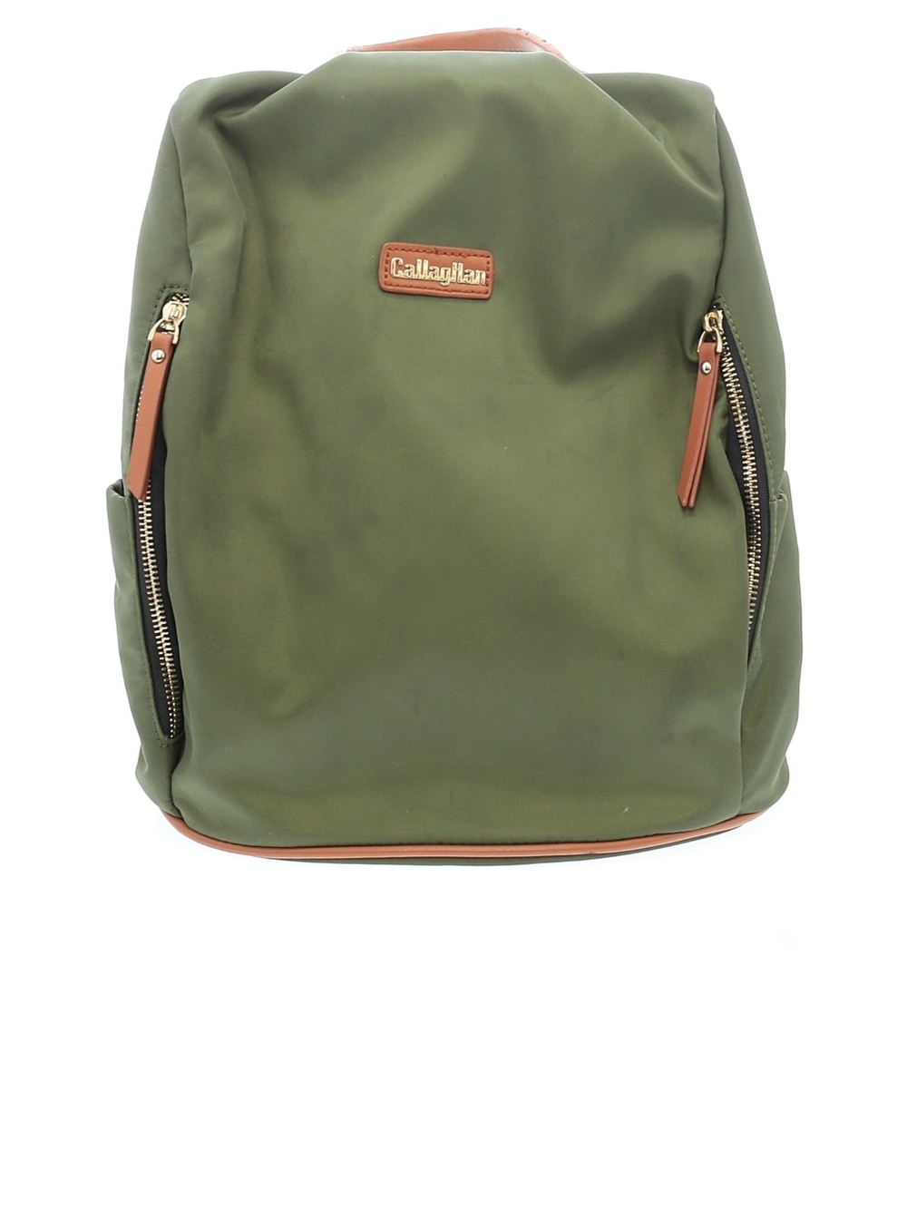 Callahan Olive Green Backpack with Tan Trim